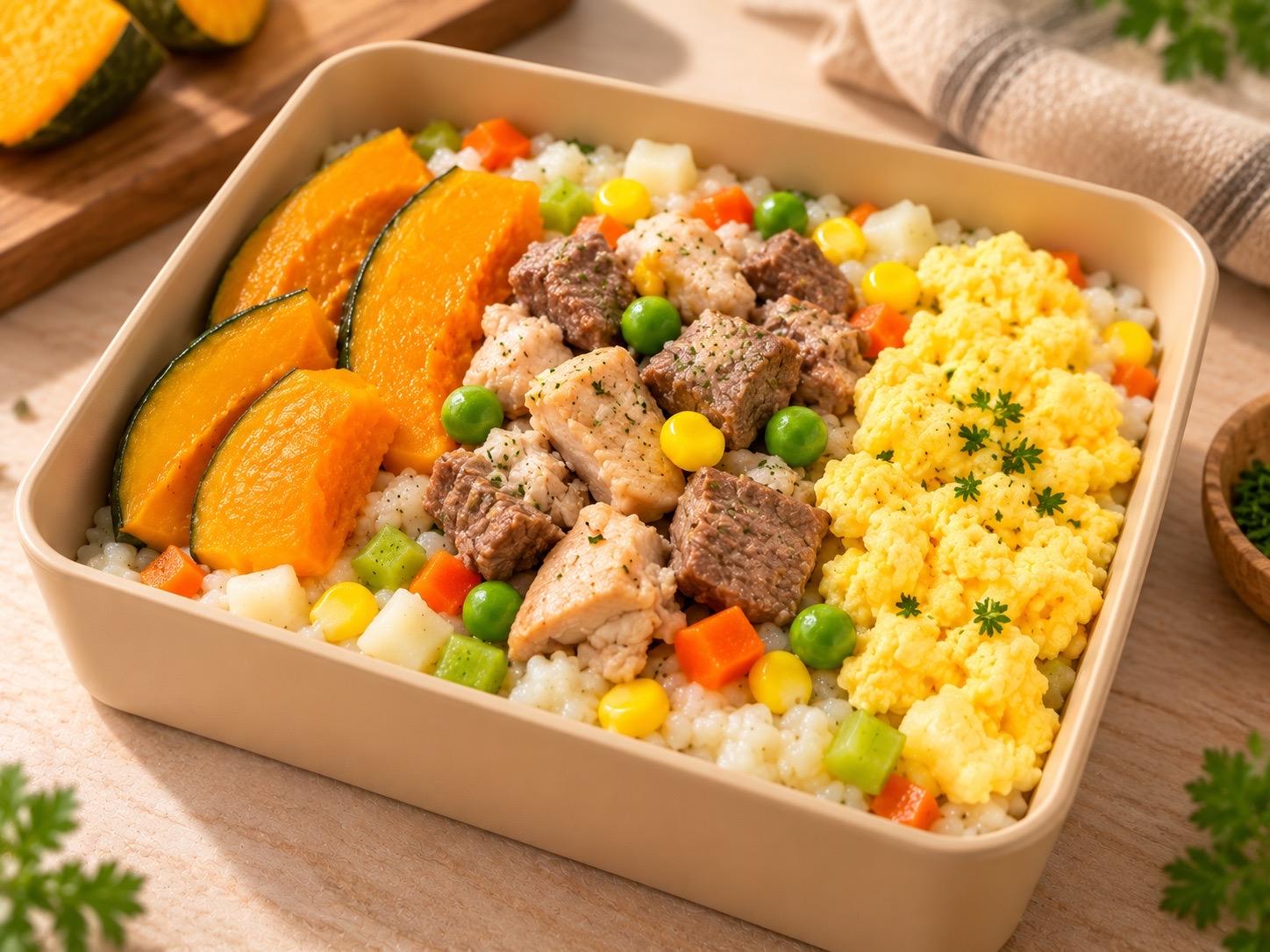 餐盒照片，內容品項對應待核對