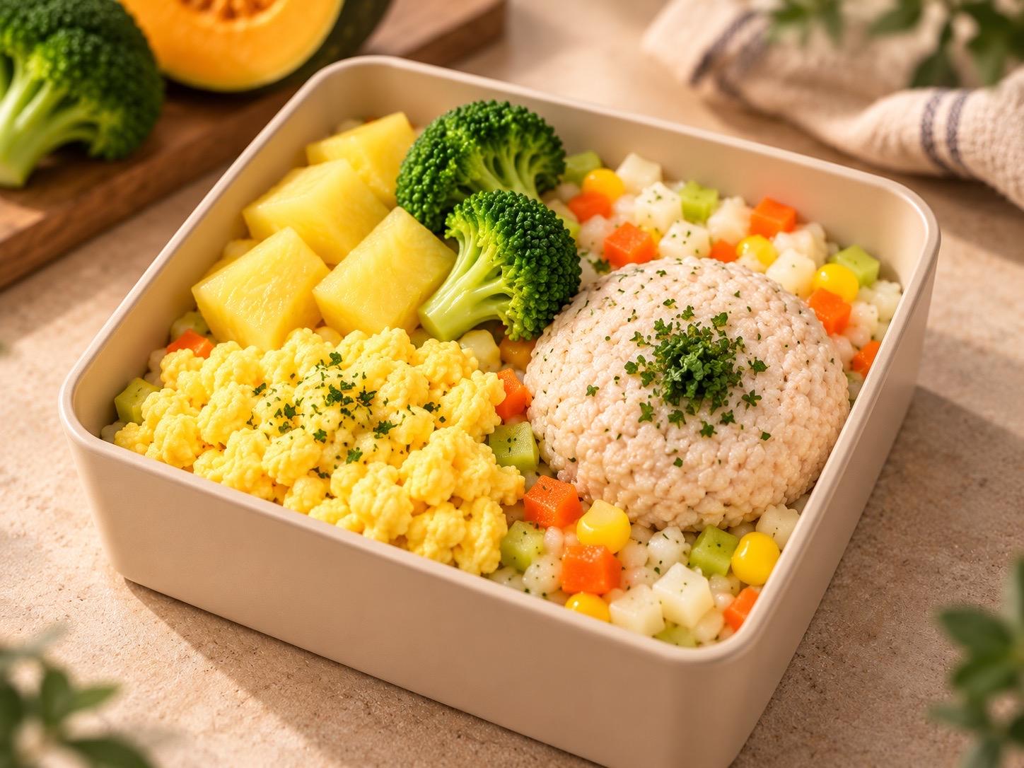 餐盒照片，內容品項對應待核對